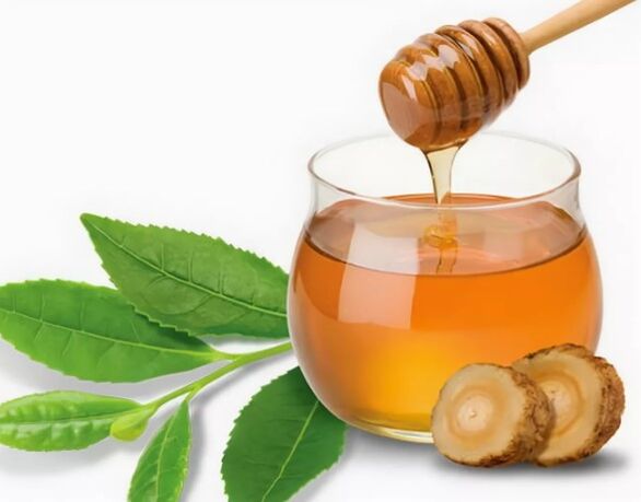 Ginseng con miel