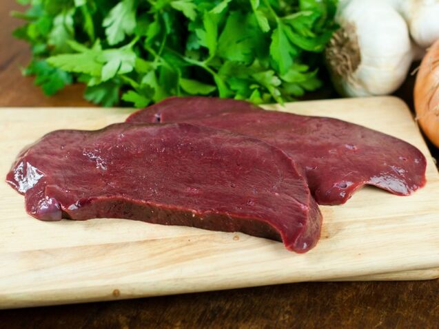 hígado de carne de res para potencia